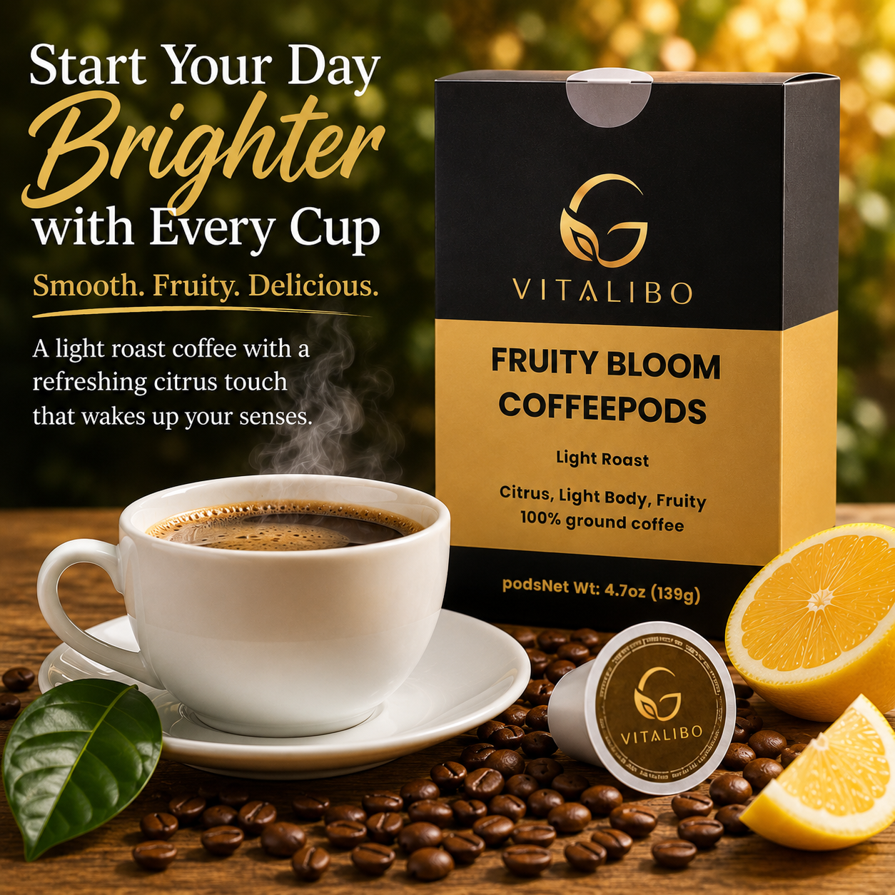 Fruity Bloom Coffee Pods (Light Roast)
