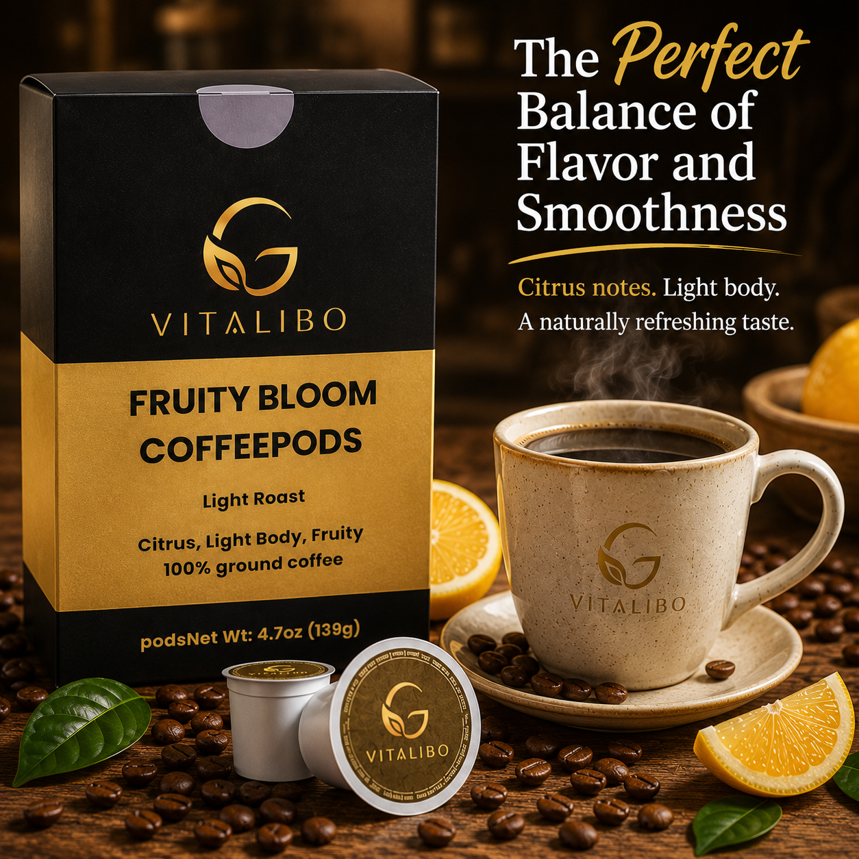 Fruity Bloom Coffee Pods (Light Roast)
