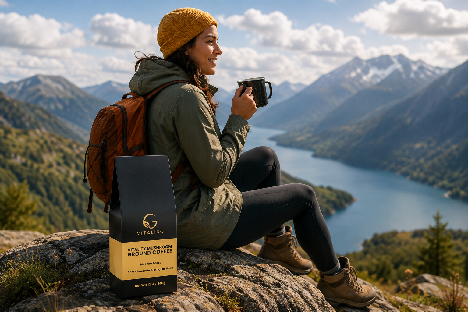 Vitality Mushroom Coffee (Medium Roast)
