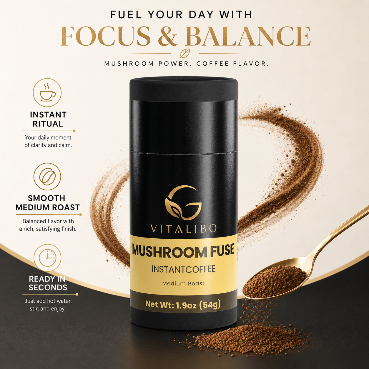Mushroom Fuse Instant Coffee